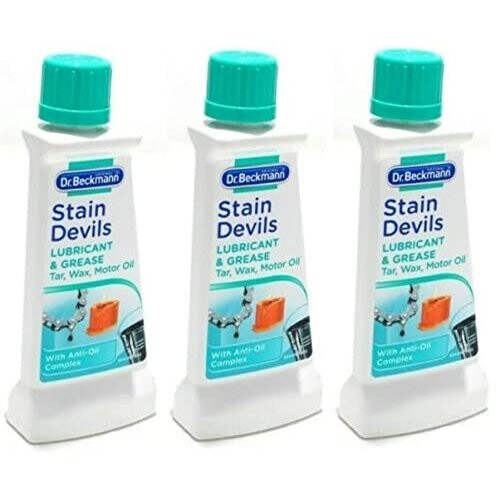 Dr Beckmann Stain Devils Grease, Lubricant & Paint Remover (3 x 50ml
