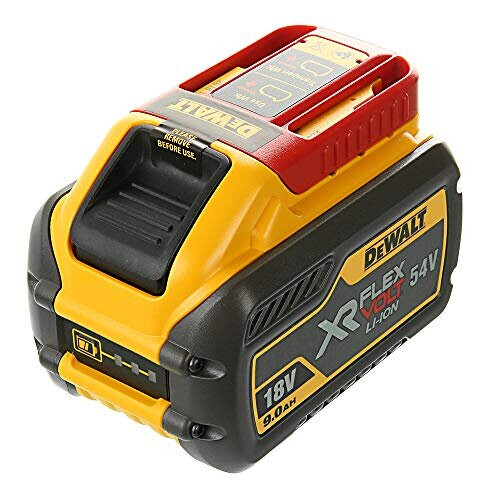 DeWalt DEWALT DCB547-XJ XR Flex Volt Battery, 18 V, Yellow/Black, Size 9A …