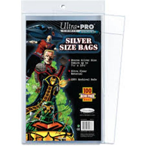 Comic Bags - Magazine Size - Resealable (100 per pack)