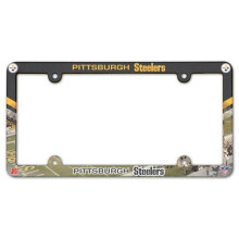 Pittsburgh Steelers License Plate Frame Plastic Full Color Style