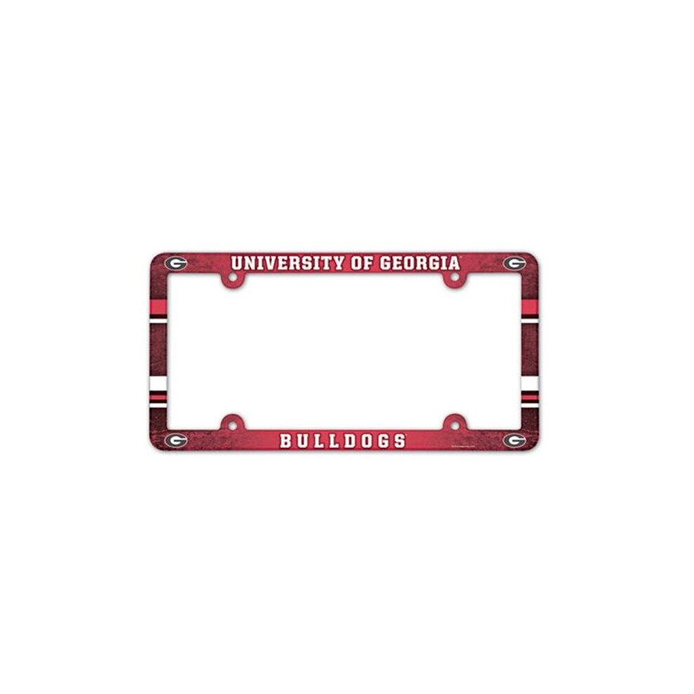 Georgia Bulldogs License Plate Frame - Full Color 758218521663