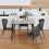 (Style B) Kitchen Dining Table with Sintered Stone Top 3