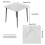 (Style D) Kitchen Dining Table with Sintered Stone Top 4