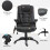 Homcom HOMCOM Heated Vibrating Massage Office Chair with Reclining Function, Black 7