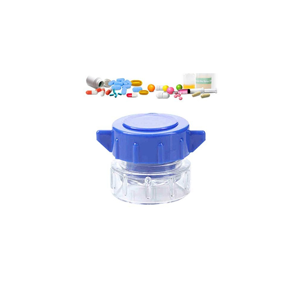 Healifty 1PC Portable Mini Pill Pulverizer Crusher Pill Tablet Crushed Box Tablet Cutter Splitter Grinder