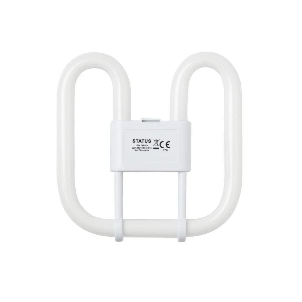 2D 16W 2 PIN COL 827 FLUORESCENT LAMP, BRANDED (Warm White 2700k)