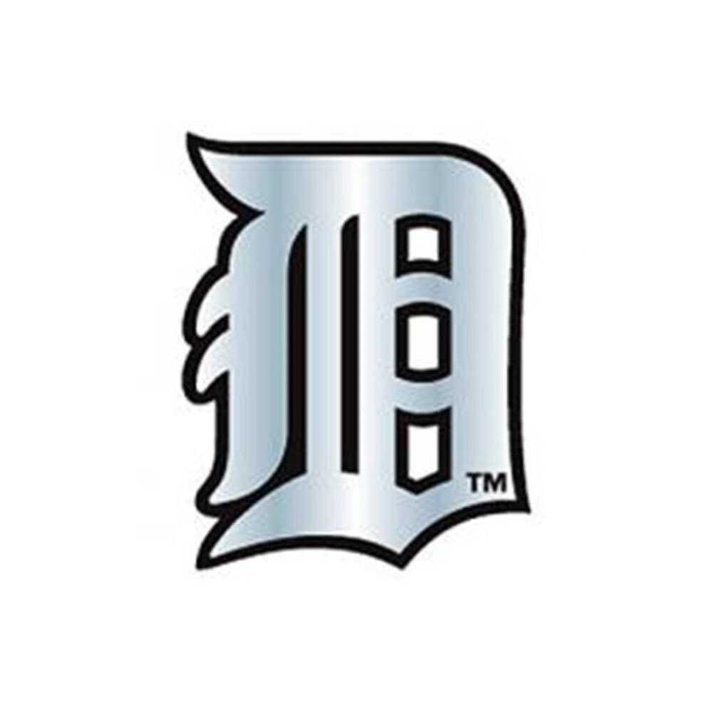 Detroit Tigers Auto Emblem - Silver 758218838907