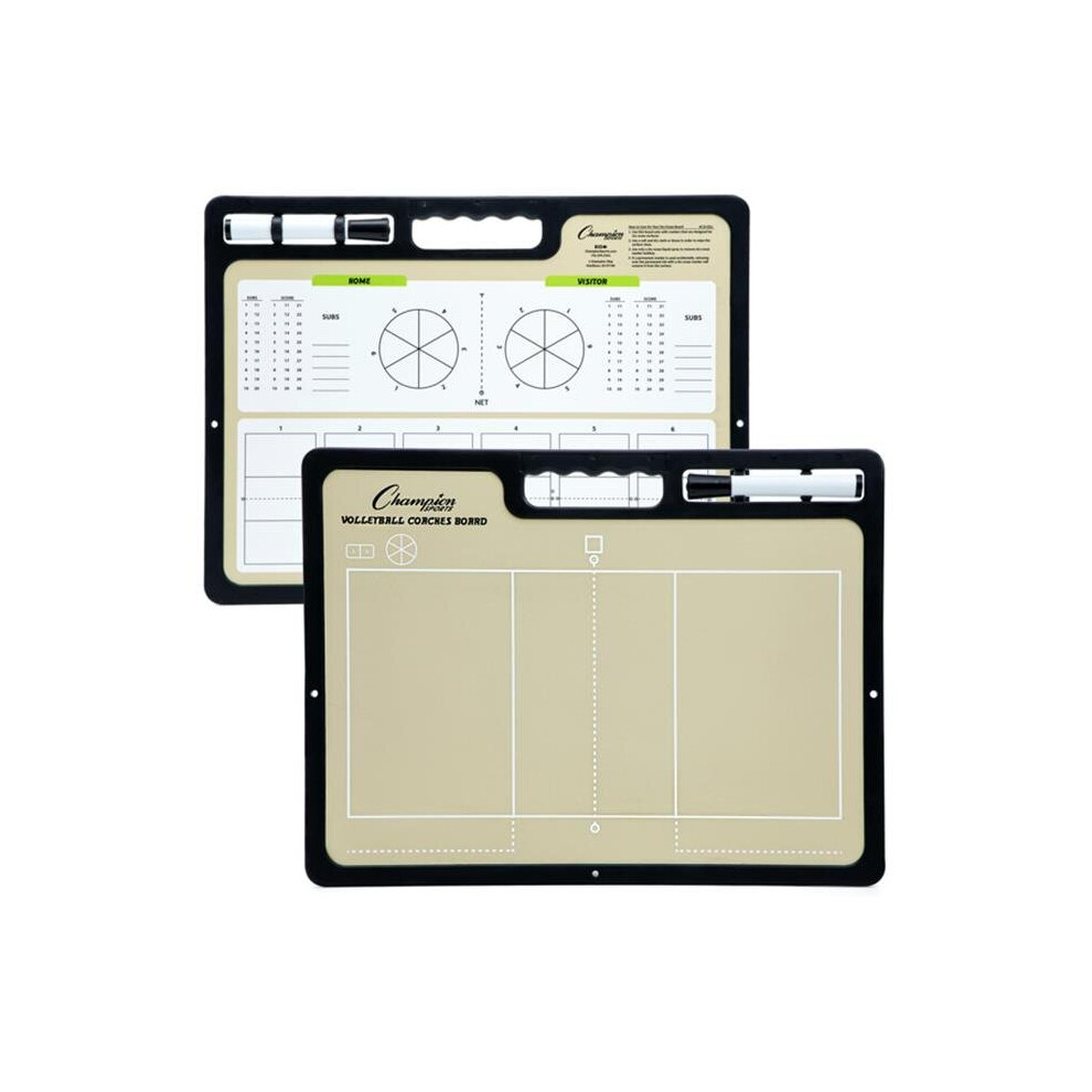 Champion Sports  16 x 12 x 1 in. Extra Large Volleyball Coaches Board