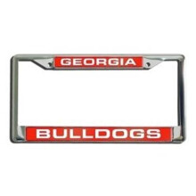 Georgia Bulldogs Laser Cut Chrome License Plate Frame