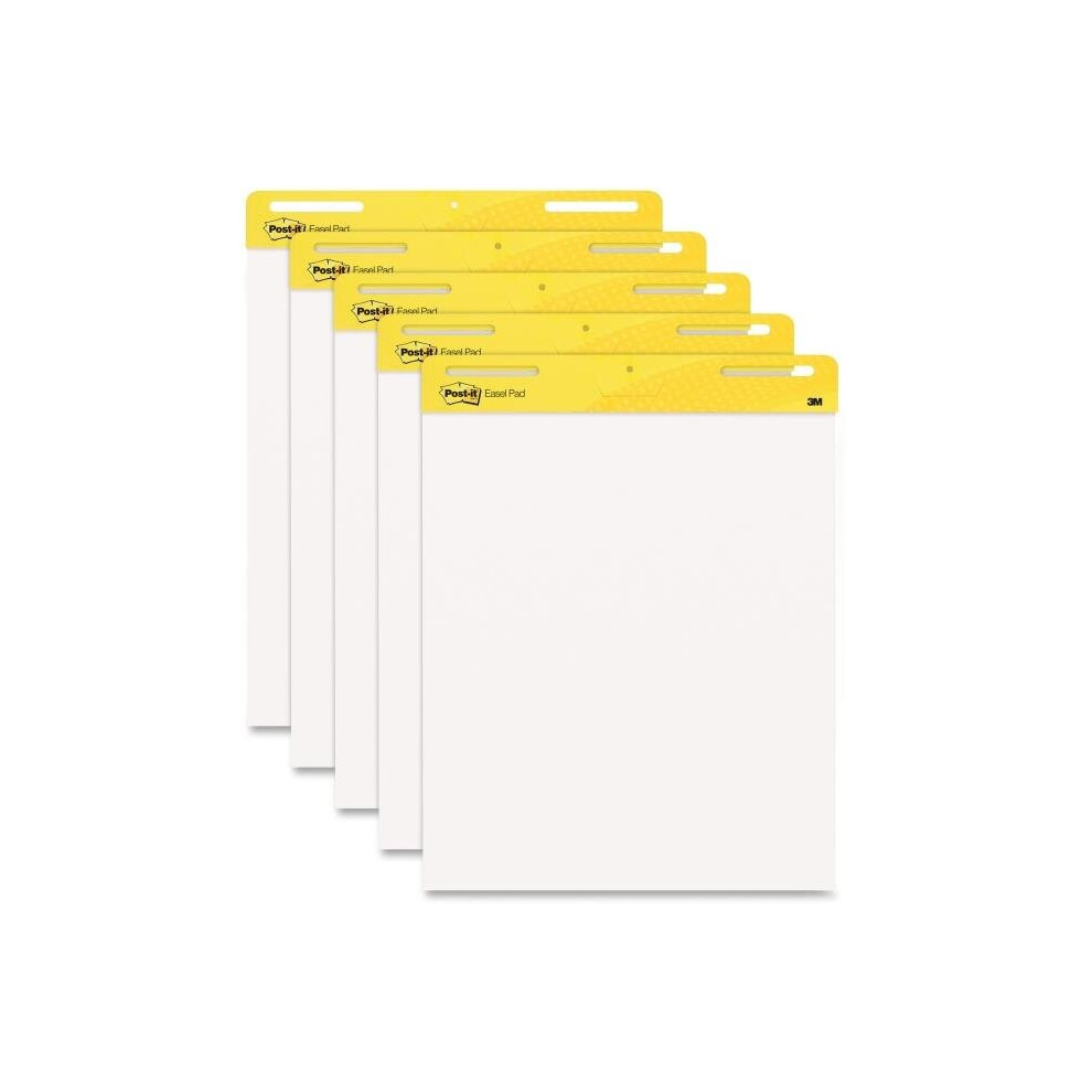 3M Office Products  Sticky note Easel Pad Sheets and Pad, Pads & Pack, White