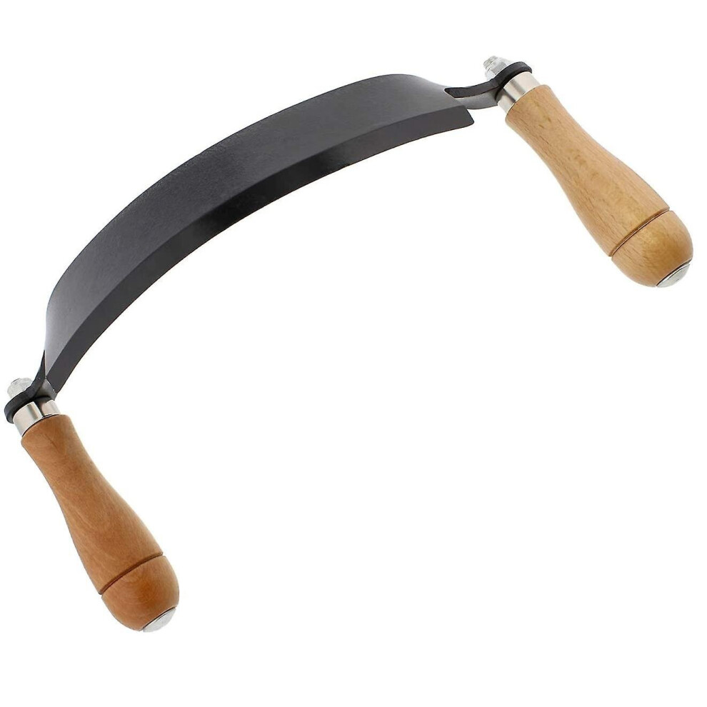 (Curved) Draw Shave Knife Curved Straight Draw Knife Woodworking Debarking Hand Tool 768619194298