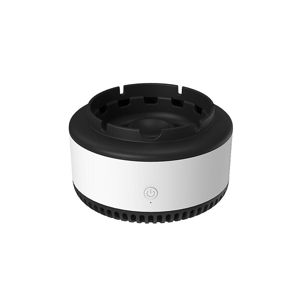(White) Smokeless Ashtray Electronic Ashtray Durable Air Purifier For Car Home Office White 768619194892
