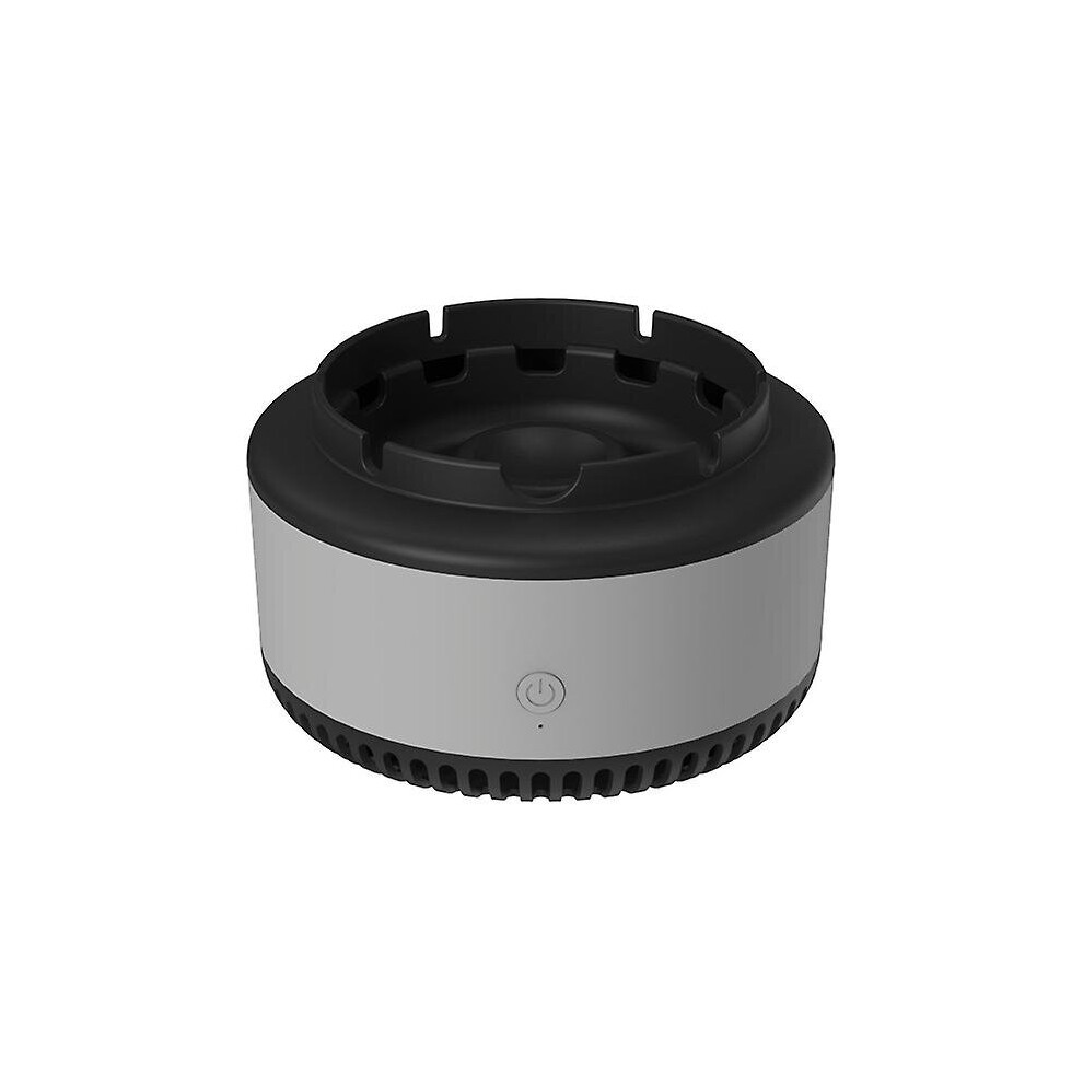 (Gray) Smokeless Ashtray Electronic Ashtray Durable Air Purifier For Car Home Office Gray 768619194830