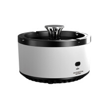 (White) Smart Ashtray Electronic Smokeless Ashtray Air Purifier For Car Home Office