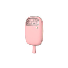 (Pink) 2 In 1 Hand Warmer Power Bank Rechargeable 10000mah Pocket Power Bank