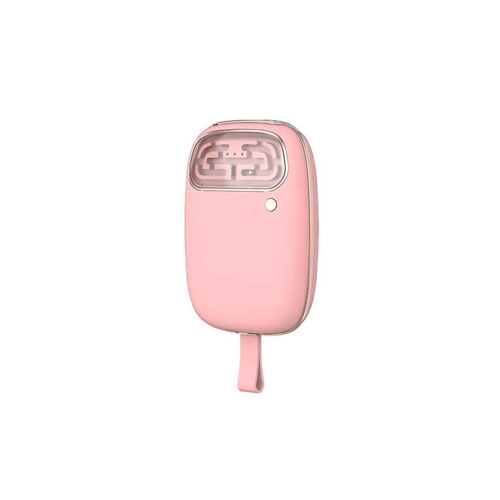 (Pink) 2 In 1 Hand Warmer Power Bank Rechargeable 10000Mah Pocket Power Bank Pink 768619195103