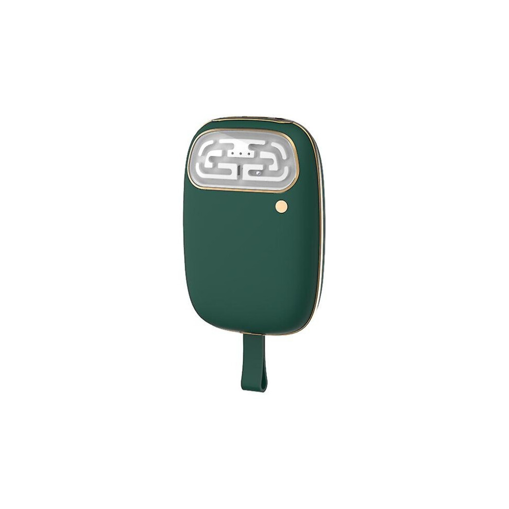 (Green) 2 In 1 Hand Warmer Power Bank Rechargeable 10000Mah Pocket Power Bank Green 768619195073