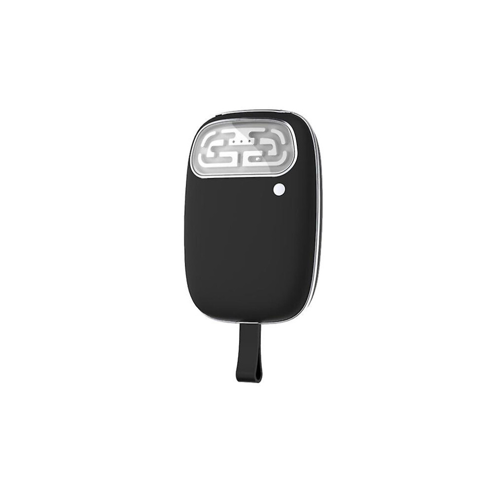 (Black) 2 In 1 Hand Warmer Power Bank Rechargeable 10000Mah Pocket Power Bank Black 768619195042