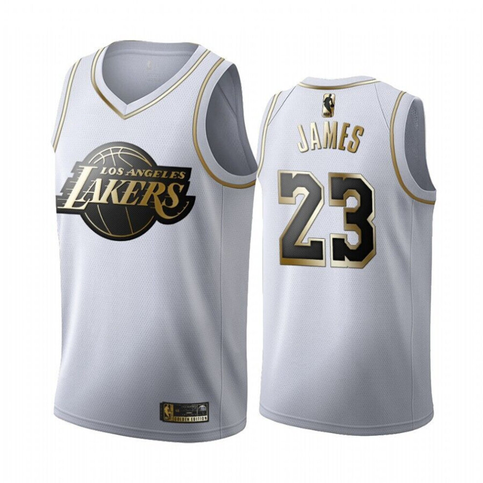 Darmowade (M) Lakers Lebron James #23 Basketball Jersey Boys Aldult Basketball Tracksuit