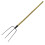 (3 Prong) Muck Out Hay Pitchfork (Farm Fork Manure Garden) 1