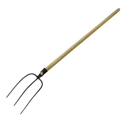 (3 Prong) Muck Out Hay Pitchfork (Farm Fork Manure Garden) 1