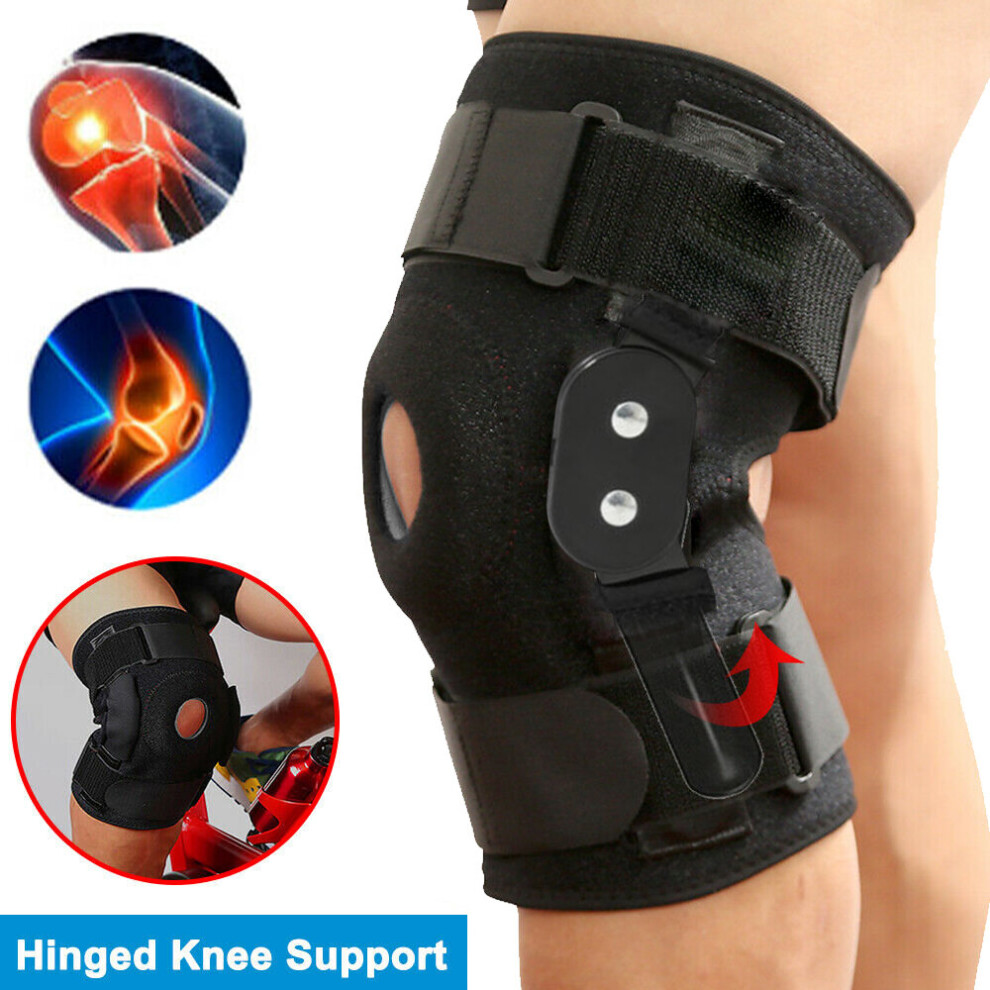 Knee Hinged Arthritis Support Brace Guard Stabilizer Wrap Patella Kits