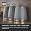 (Grey) Set of 3 Storage Canisters for Tea Coffee Sugar 3