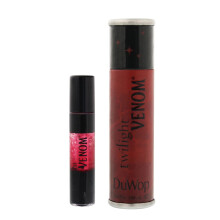 Blsamo labial DuWop Cosmetics Twilight Venom - preenche e hidrata com uma cor carmesim