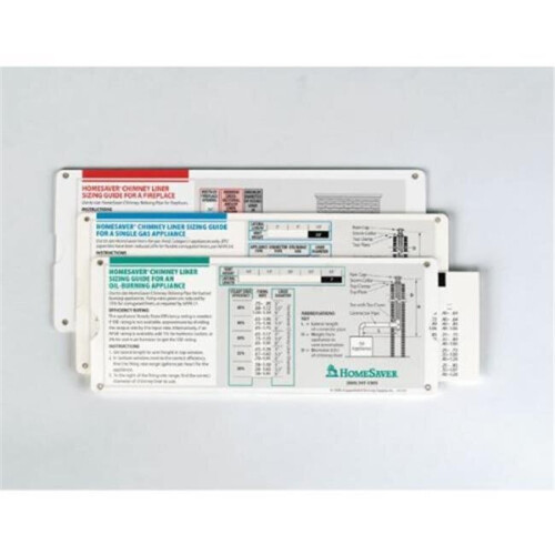 AMERICAN SLIDE CHART CORP.  HomeSaver Gas Liner Sizing Guide