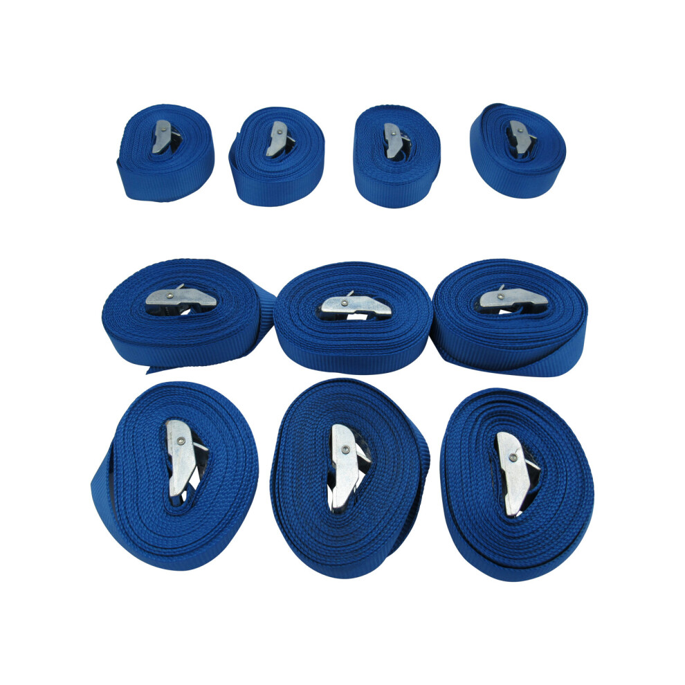 Cambuckle Tie Down Straps 25Mm 450Kg 5M X10 (Lashing Cargo Straps) 600988485013