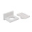 Croydex Croydex Soap Dish, Pine, White, One Size 2