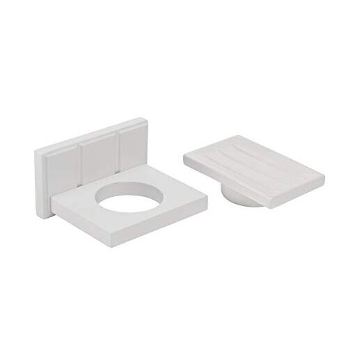 Croydex Croydex Soap Dish, Pine, White, One Size 1