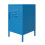 Cache Metal Locker End Table Bedside Nightstand Blue By Novogratz 4