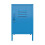 Cache Metal Locker End Table Bedside Nightstand Blue By Novogratz 5