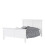 Double Bed (140 x 200) in White 3