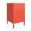 Cache Metal Locker End Table Bedside Nightstand Orange By Novogratz 7