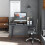 Memphis Desk - Charcoal Grey - Quality Home Office Computer Desk By Alphason 7