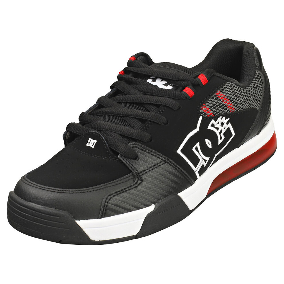 DC Shoes Versatile Mens Skate Trainers in Black White Red - 8.5 UK