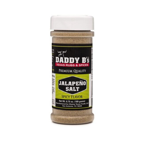 Daddy Bs Jalopeno Salt 6.75 oz, 6 pack