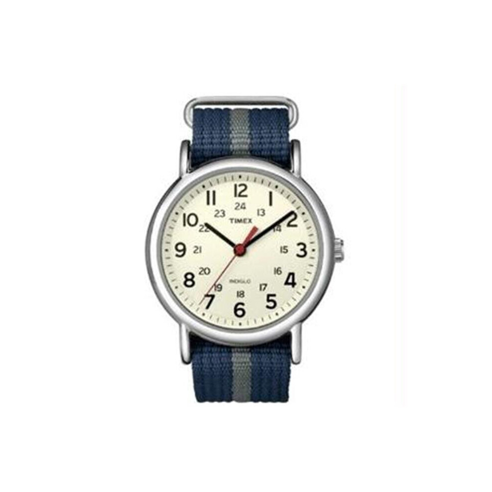 Timex Weekender Slip-Thru Watch - Navy/Gray