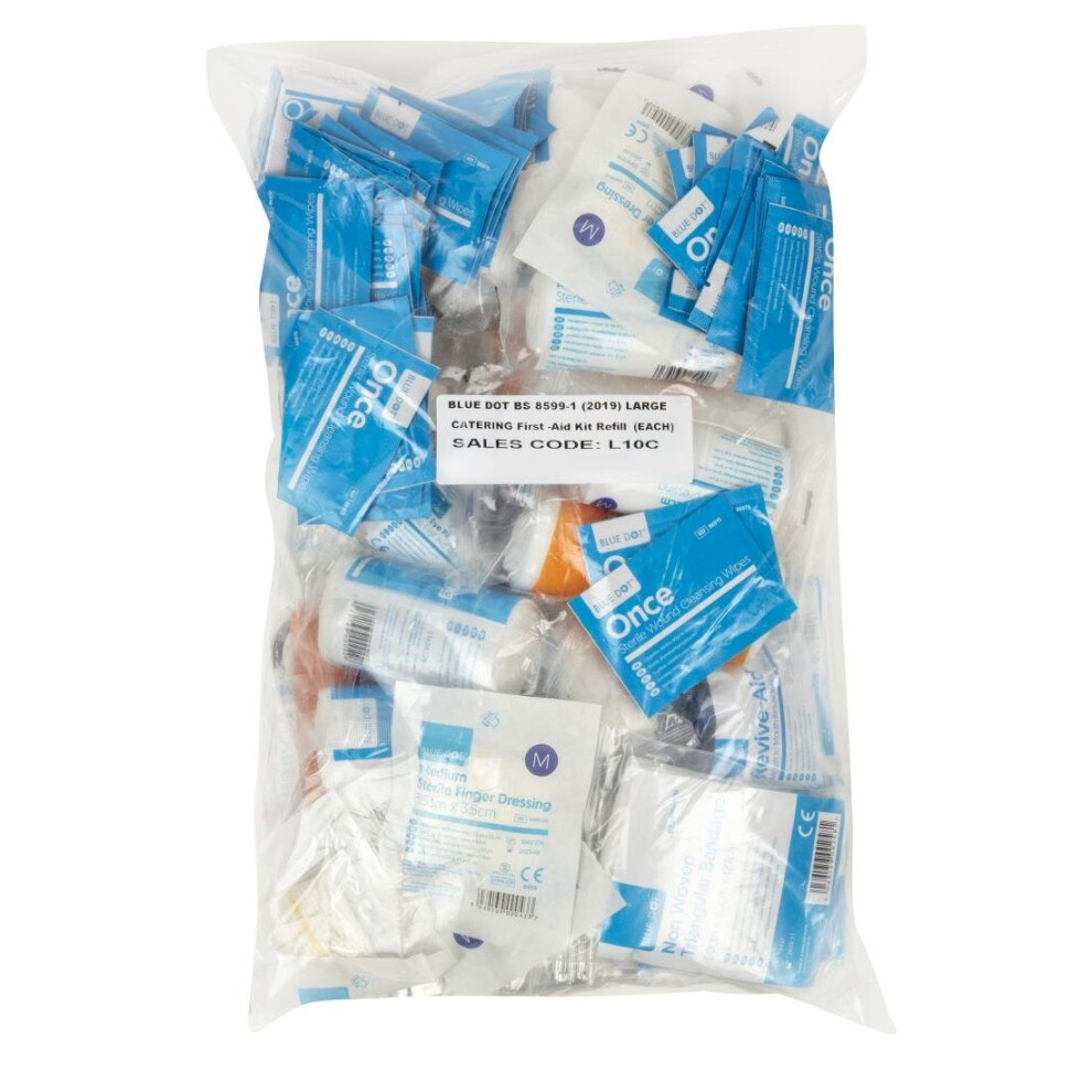 Large Catering First Aid Kit Refill BS 8599-1:2019