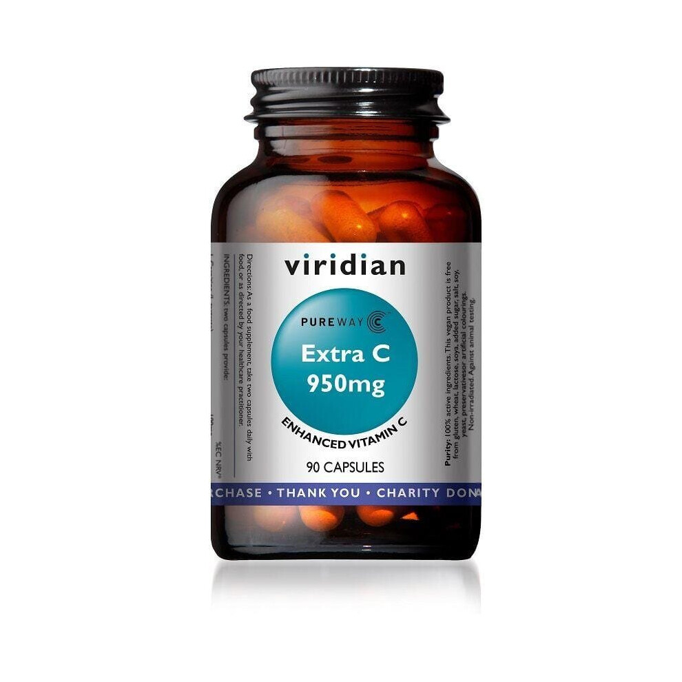 Viridian Extra C 950mg, 90 Capsules