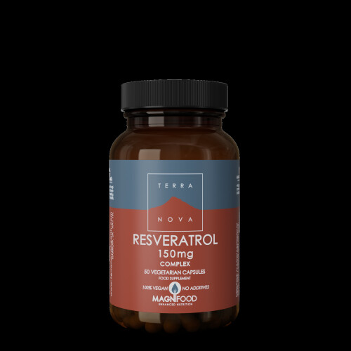 Terranova Resveratrol 150mg Complex, 50 VCapsules