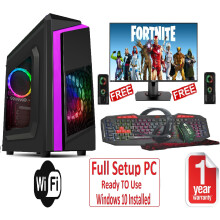 Fast Gaming Intel Quad Core i5 16GB RAM 1TB HDD PC Bundle & Speakers - Refurbished