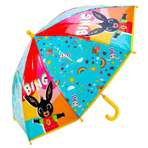 Bing BING Bunny Umbrella Children Character Folding Kid Boys Splash Dome