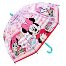 Minnie Mouse 'Love' Regenschirm Kinder Charakter Faltung Kinder Mädchen POE Kuppel