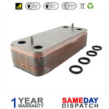 HTS Plate Heat Exchanger Compatible With Johnson Starley Plate Heat Exchanger 1000-0301645 - Refurbished