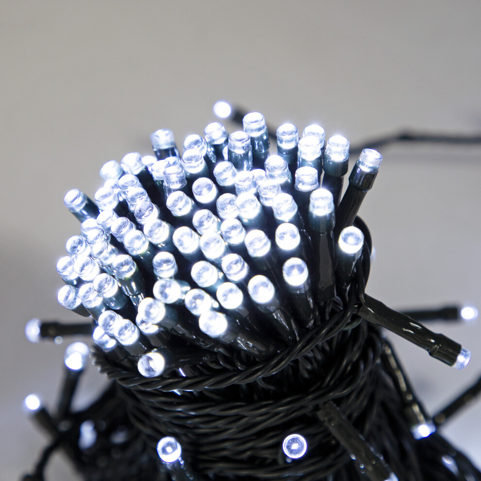 The Christmas Workshop 71479 300 Bright White Timer Christmas Lights
