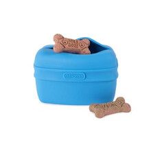 Dexas Pets Pooch Pouch Flexible Dog Treat/Training Treat Clip Pouch, Pro Blue