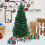 (3ft) AAMEN Green Artificial Fibre Optic Christmas Tree 6